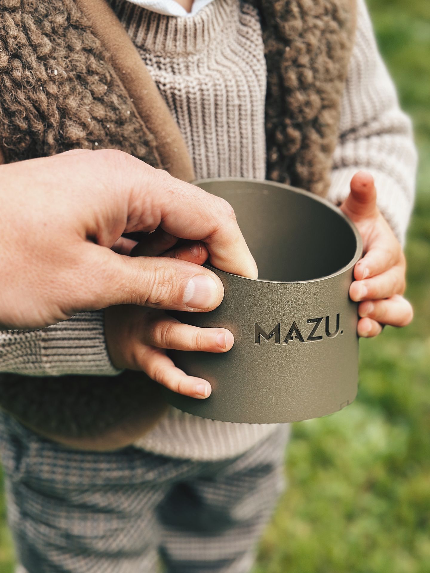 Detail of MAZU craftsmanship and materiality in architectural products